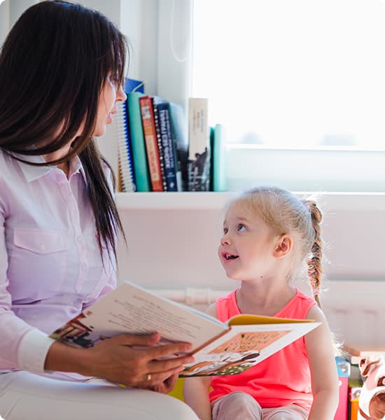 A student learning with guided support